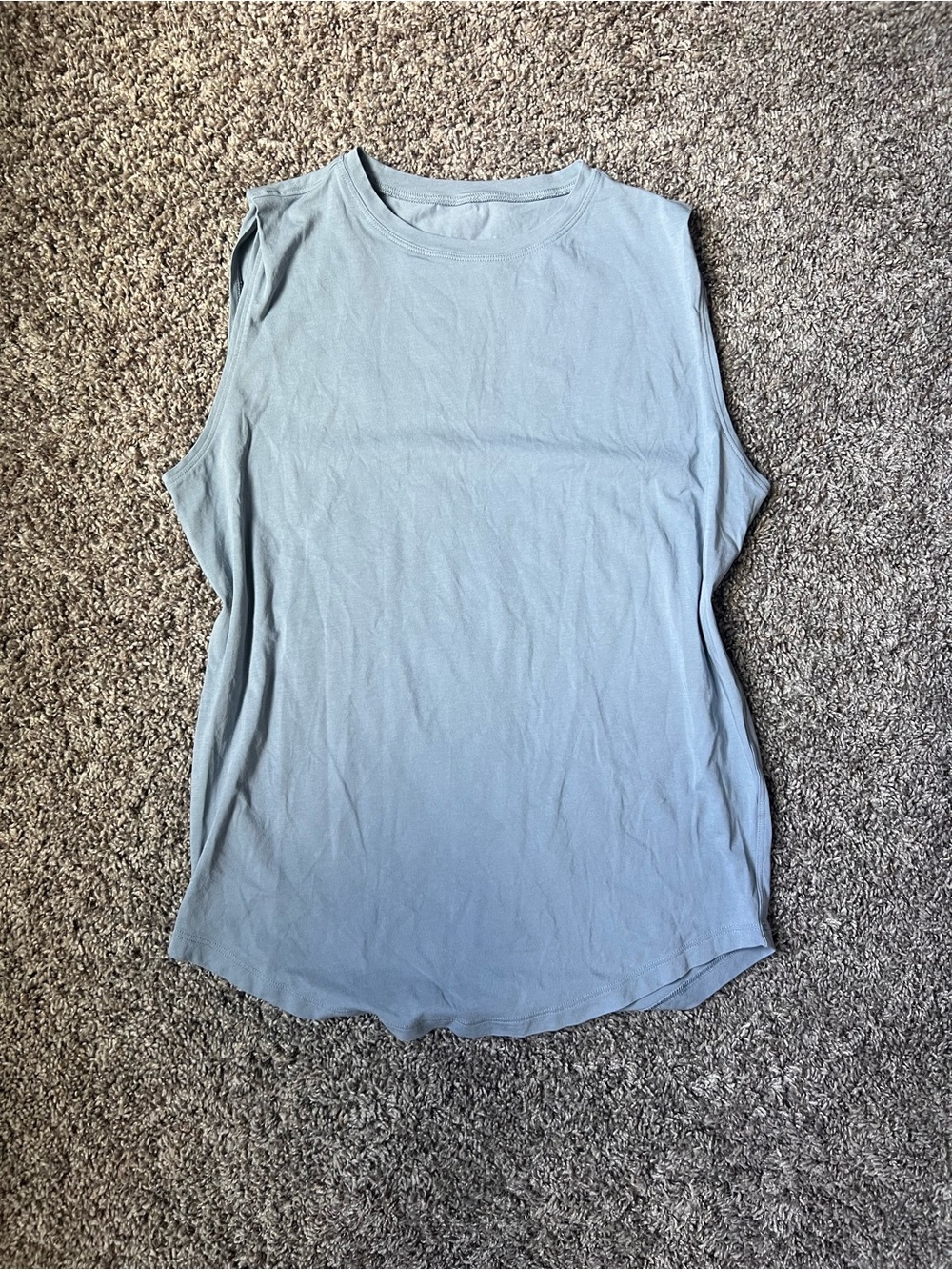 lululemon athletica Light Blue Sleeveless Muscle Tank